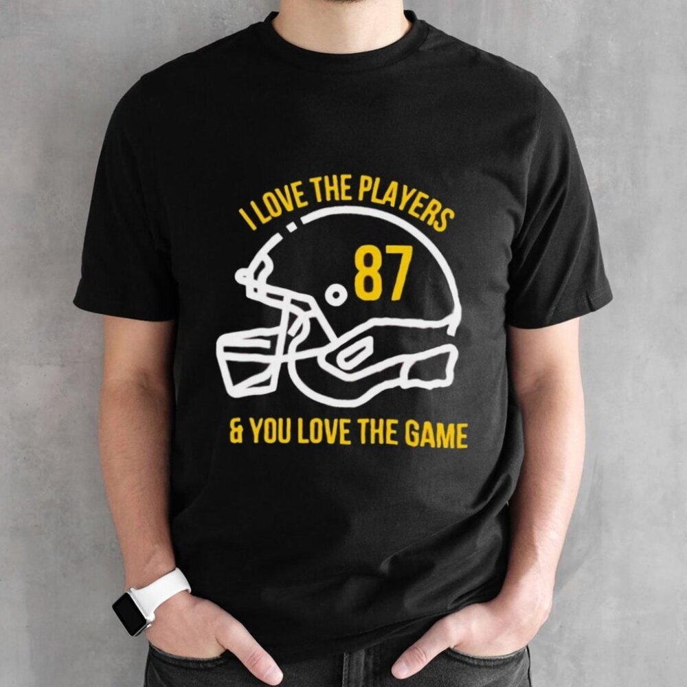 Travis Kelce I Love The Players And You Love The Game Chiefs Fan T-Shirt 05